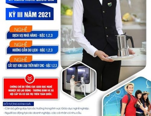 Thông Báo Tổ Chức Đánh Giá – Cấp Chứng Chỉ Kỹ Năng Nghề Quốc Gia – Kỳ VI – Năm 2021